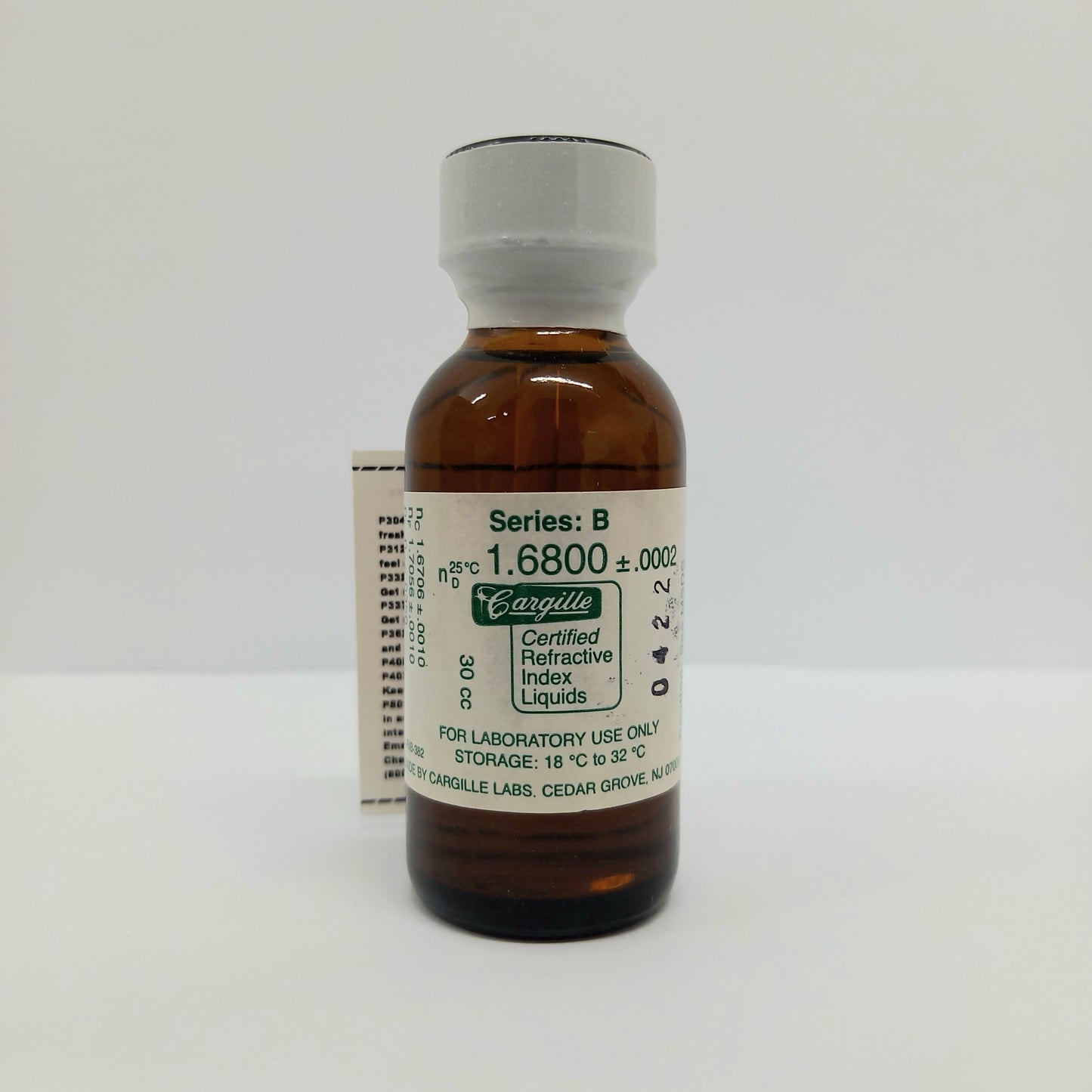カーギル標準屈折液 シリーズE B M Certified Reflective index liquids