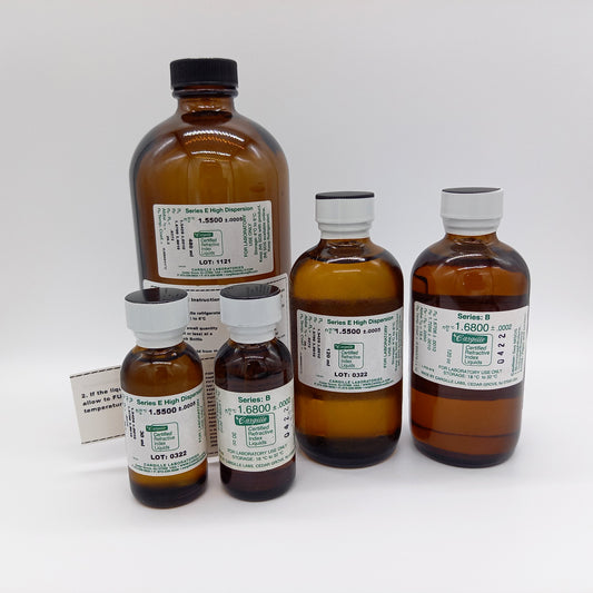 カーギル標準屈折液 シリーズE B M Certified Reflective index liquids